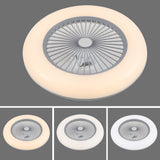 Dia. 55cm Ceiling Fan w/75W LED Light Adjustable 3-Wind Speed Remote Control Ceiling Light Living and Home 