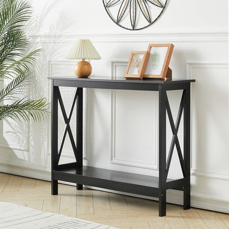 X-Design Console Tables 2 Tier Entrance Sofa Table Bookshelf Entryway Table Console Table Living and Home 