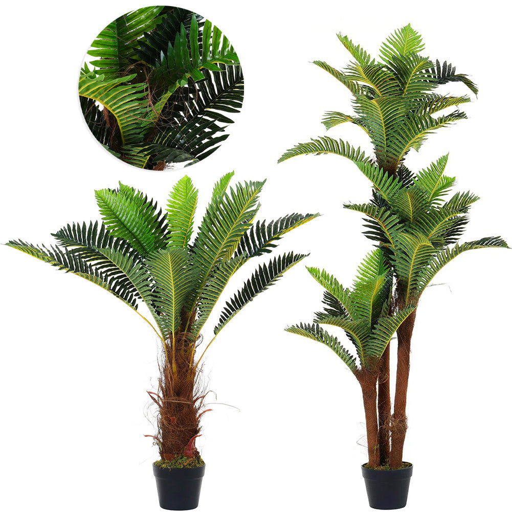 Artificial Boston Fern Plants Greenery UV Resistant Fake Plants Greenery Artificial Plants Living and Home 