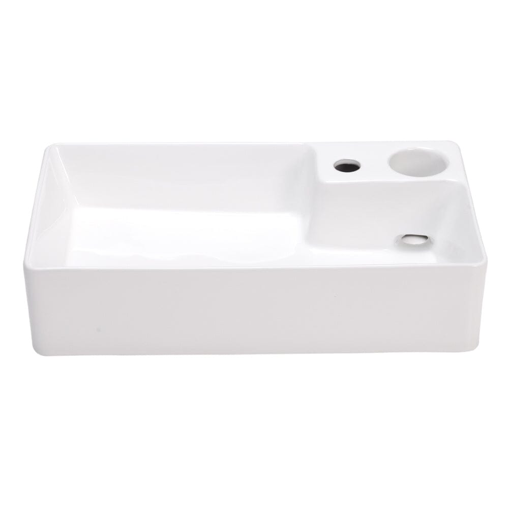 Bathroom Ceramic White Square Sink Bathroom Sinks Living and Home 