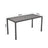 Rectangular Outdoor Dining Table with Parasol Hole Grey Garden Dining Tables Living and Home 