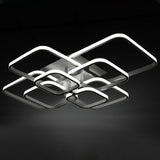 152w Square LED Ceiling Light Lamp Chandelier Lights Living Bedroom Ceiling Light Living and Home 