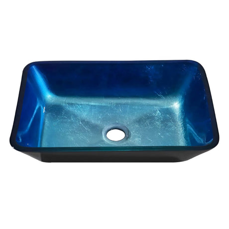 Rectangular Tempered Glass Bathroom Art Design Sink Bathroom Sinks Living and Home 