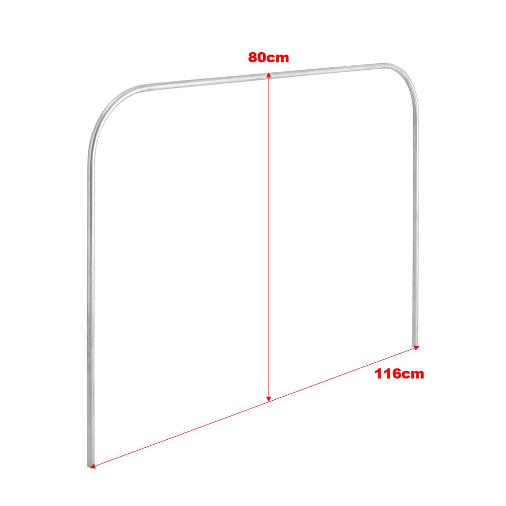 High-quality Galvanized Zinc Iron Greenhouse Hoop with Easy-Grip Clips Greenhouses Living and Home 