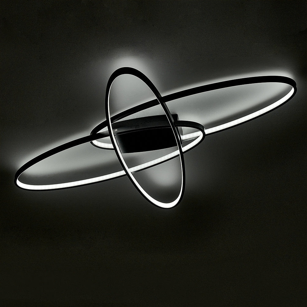 90cm L Dimmable Oval Design Led Ceiling Light Living Room Lamp Ceiling Light Living and Home 