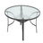 Garden Ripple Round Table With Umbrella Hole Or 4/6 Stacking Chairs GARDEN DINING SETS Living and Home Only Black Table 