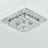 Modern Square Tiered Crystal Ceiling Light Ceiling Light Living and Home W 40 x L 40 x H 14 cm Non-Dimmable White Glow