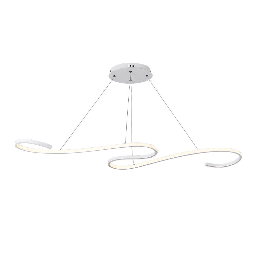 Modern LED Pendant in S Shape Pendant Living and Home 