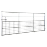 Durable and Rust-Resistan Half Mesh Metal Field Farm Gate Farm Gates Living and Home 