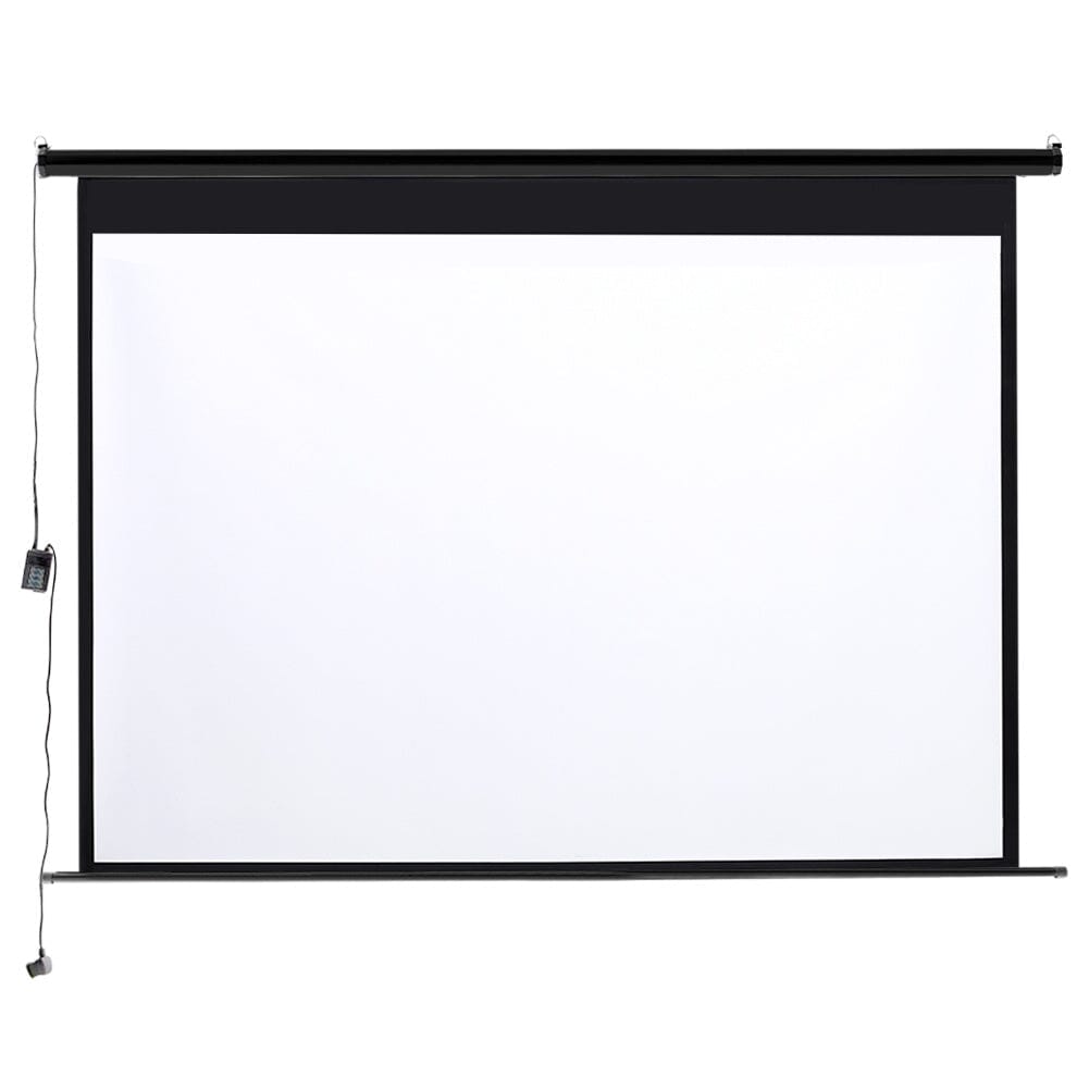 Motorized Electric Projector Screen with Remote Control, AI0721 Projector Screen Living and Home 