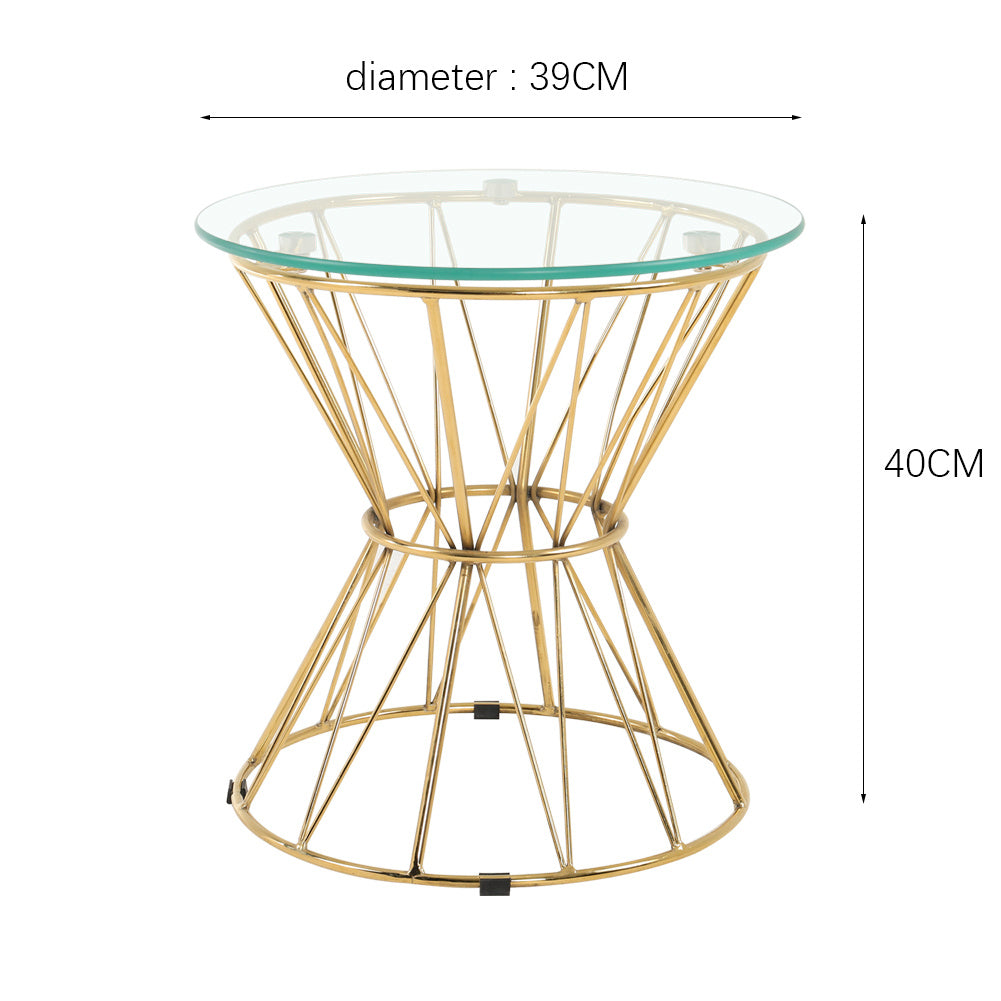 Round Coffee Table End Table Side Table for Living Room Bedroom End Table Living and Home 