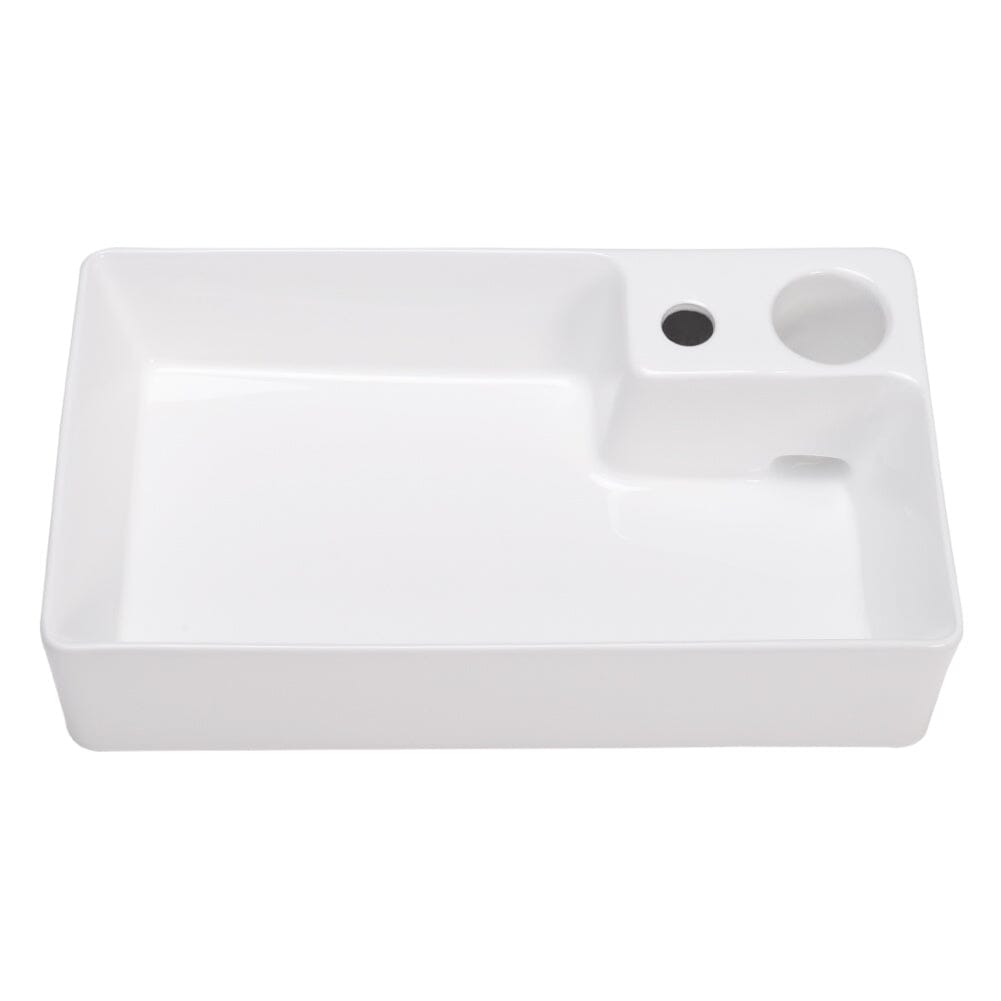 Bathroom Ceramic White Square Sink Bathroom Sinks Living and Home 