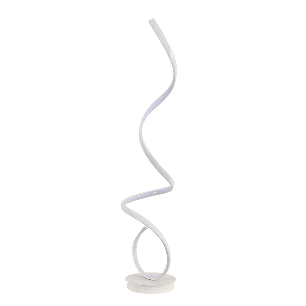 Contemporary LED Spiral Floor Lamp in White Light Floor Lamps Living and Home 