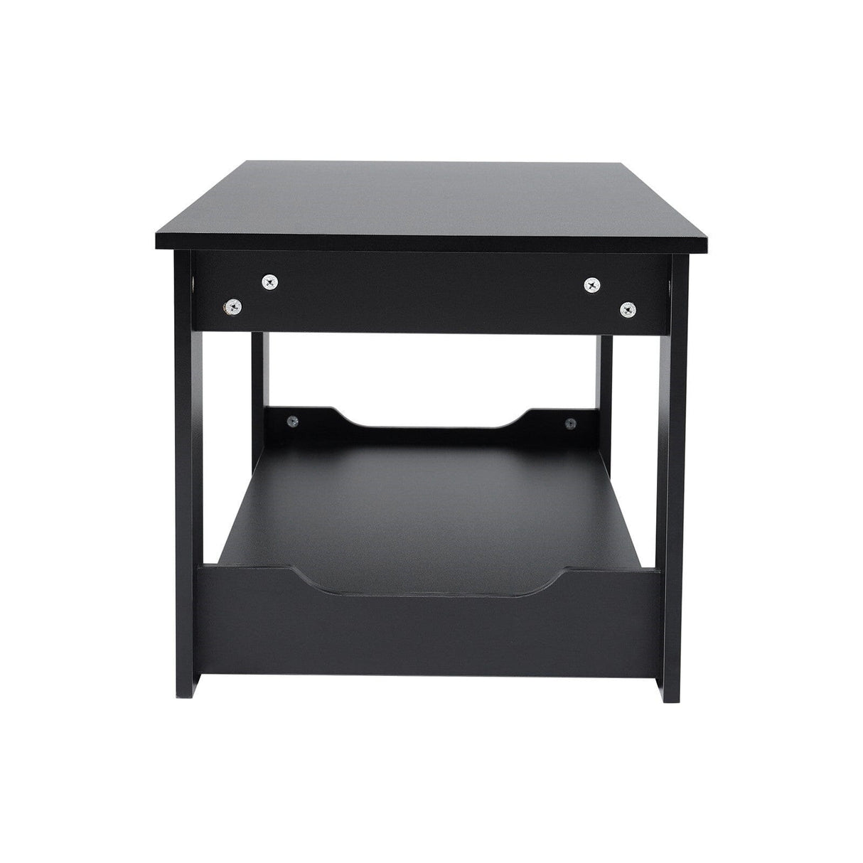 Modern Style Black Coffee Table Living Room with One Shelf Coffee Tables Living and Home 