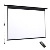 Motorized Electric Projector Screen with Remote Control, AI0721 Projector Screen Living and Home 