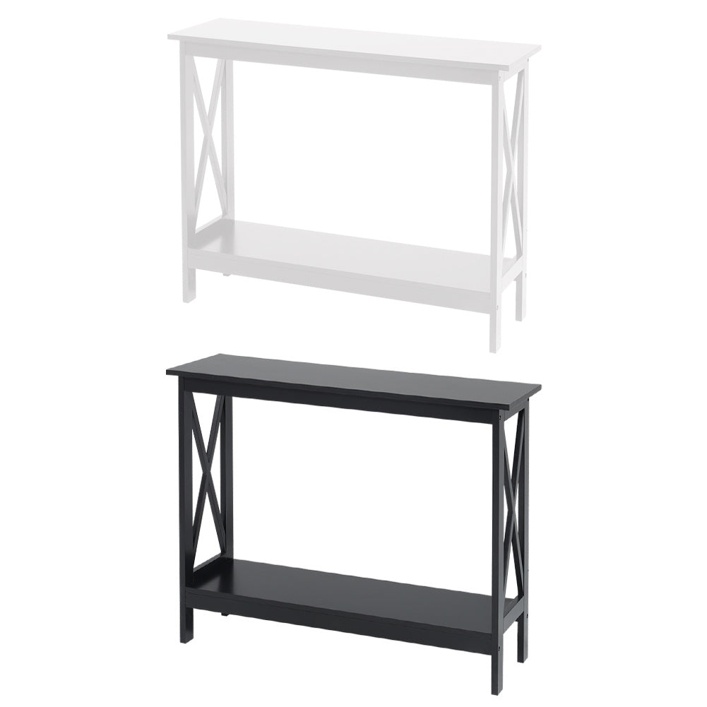 X-Design Console Tables 2 Tier Entrance Sofa Table Bookshelf Entryway Table Console Table Living and Home 