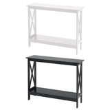 X-Design Console Tables 2 Tier Entrance Sofa Table Bookshelf Entryway Table Console Table Living and Home 