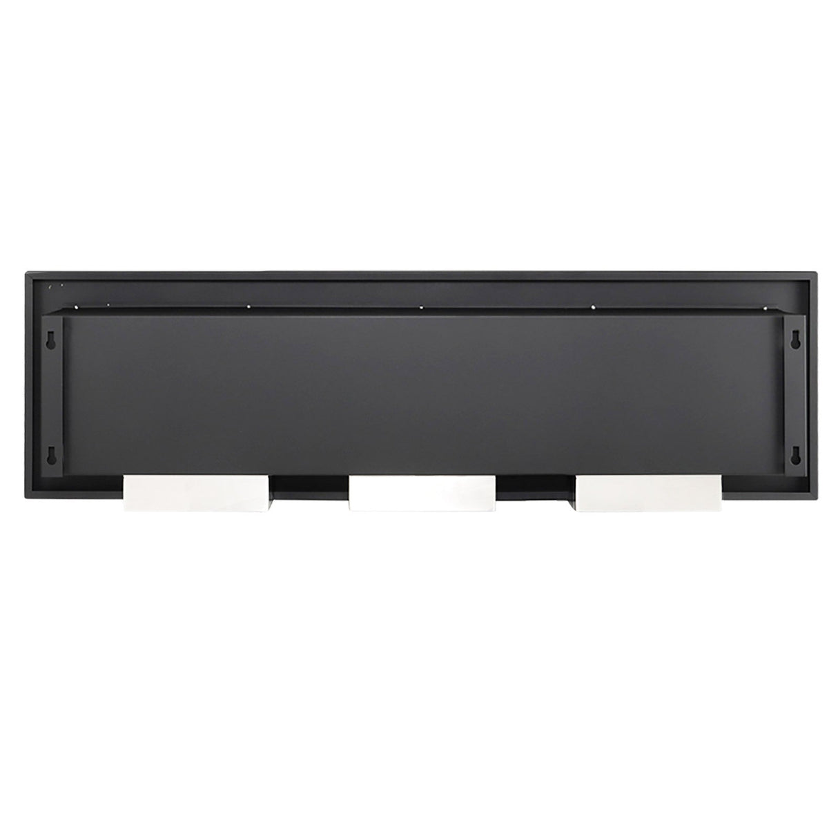 35 Inch 47 Inch Bioethanol Fireplace Wall Mounted Grey Stainless Steel Fireplaces Living and Home 