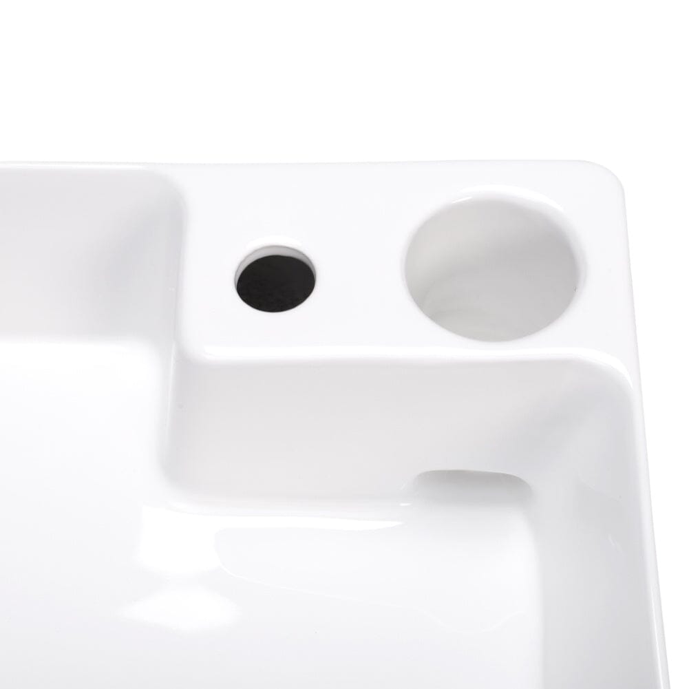 Bathroom Ceramic White Square Sink Bathroom Sinks Living and Home 