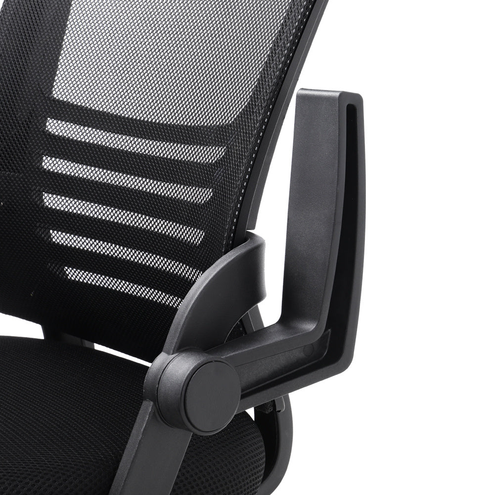 Mesh Back Ergonomic Office Chair with Folding Armrests Office Chair Living and Home 