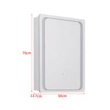 27inch X 20inch LED Illuminated Mirror Cabinet with Sensor Switch