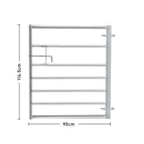 Durable Galvanized Metal Field Farm Gate Farm Gates Living and Home 3FT/0.9M 