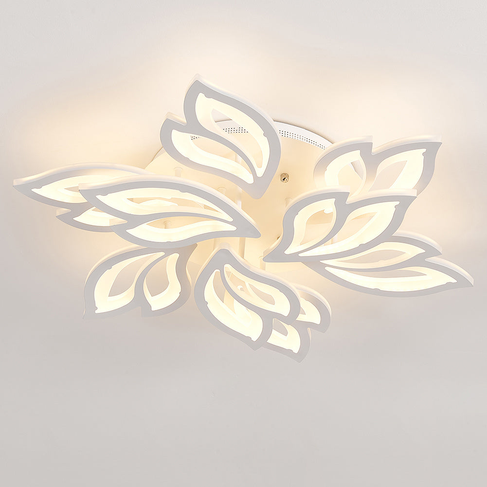 Petal Modern LED Ceiling Light Dimmable/Non-Dimmable (Version C) Ceiling Light Living and Home W 74 x L 74 cm Dimmable 