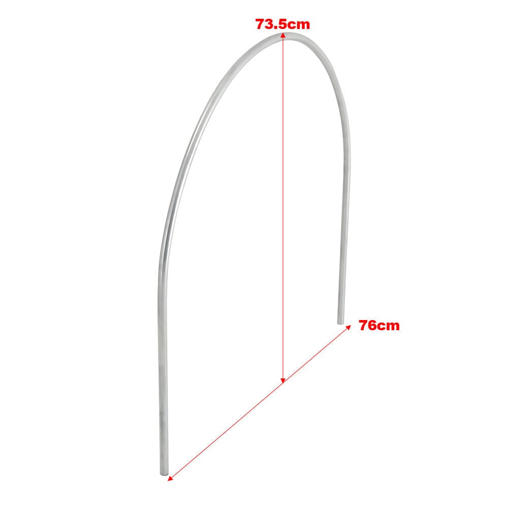 High-quality Galvanized Zinc Iron Greenhouse Hoop with Easy-Grip Clips Greenhouses Living and Home 