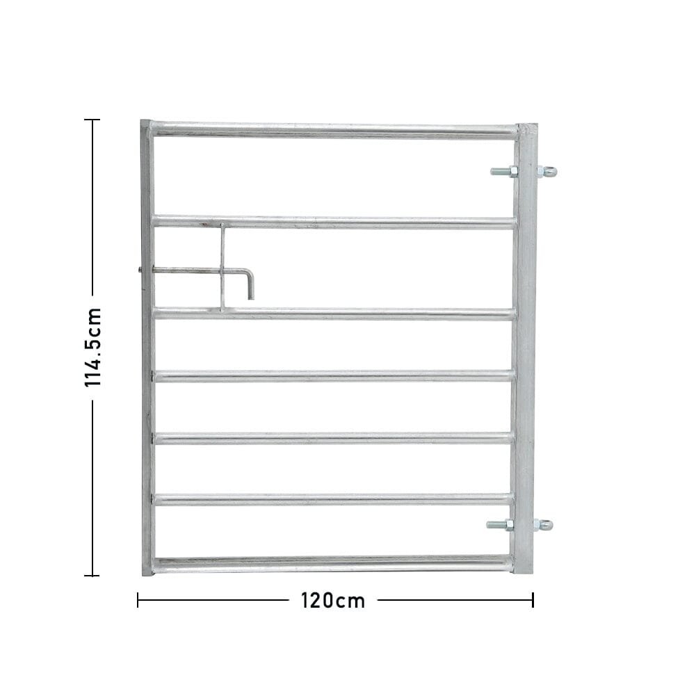 Durable Galvanized Metal Field Farm Gate Farm Gates Living and Home 4FT/1.2M 