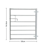 Durable Galvanized Metal Field Farm Gate Farm Gates Living and Home 4FT/1.2M 