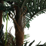 Artificial Palm Tree with Polyester Material and Bendable Stems Artificial Plants Living and Home 