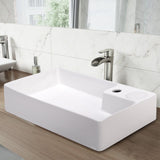 Bathroom Ceramic White Square Sink Bathroom Sinks Living and Home 