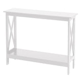 X-Design Console Tables 2 Tier Entrance Sofa Table Bookshelf Entryway Table Console Table Living and Home 