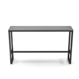 Garden Grey Dining High Table with Metal Legs Garden Dining Tables Living and Home 