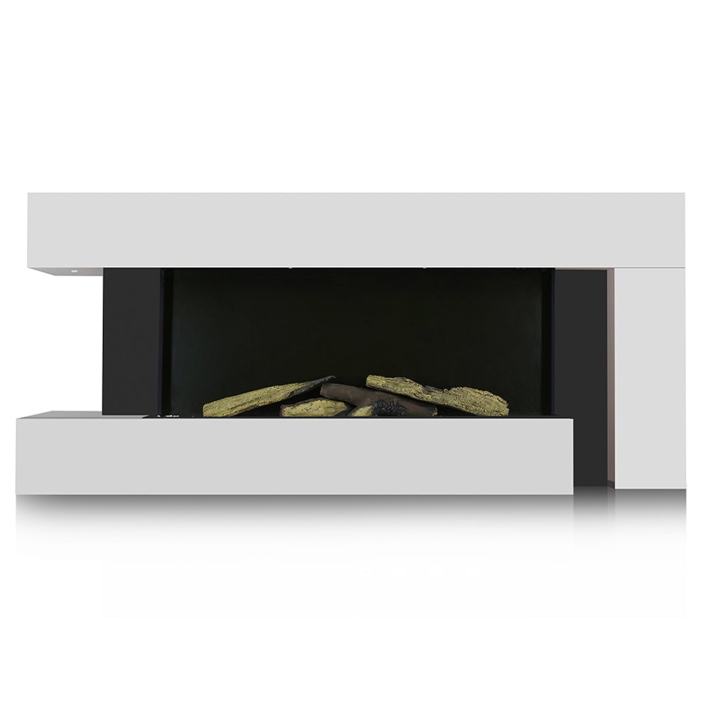 50 Inch LED Electric Fireplace L Shaped Wall Mounted Electric Fire Fireplaces Living and Home 