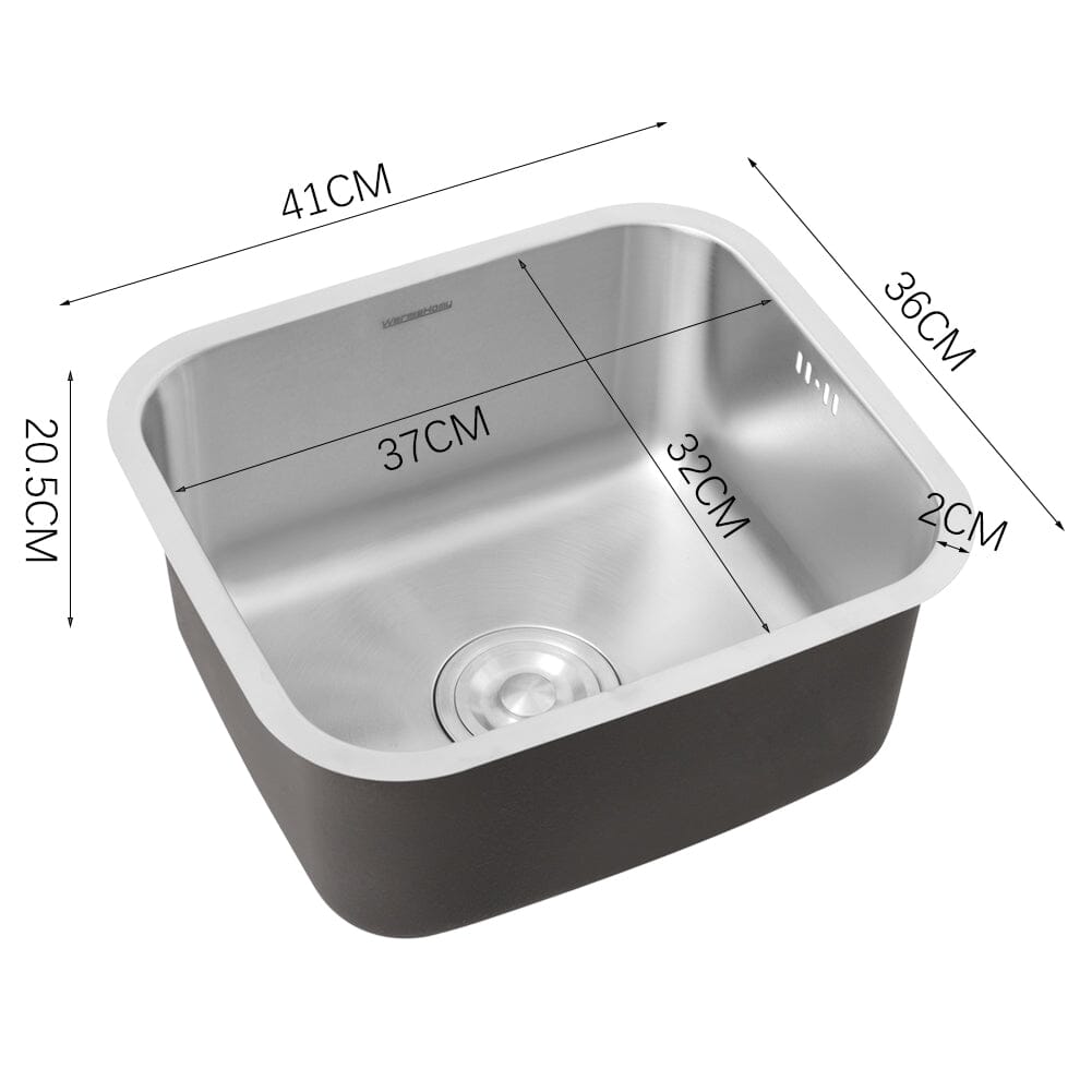 Inset Single Bowl Sink Stainless Steel Kitchen Sink Kitchen Sink Living and Home 