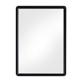 630x480mm Bathroom Mirror Black Framed Decorative Mirror Bathroom Mirrors Living and Home 