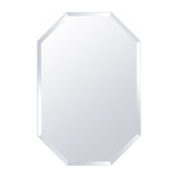 Wall Mounted Mirror with Beveled Edge for Bathroom Vanity Entryway Living Room Bathroom Mirrors Living and Home 