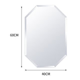 Wall Mounted Mirror with Beveled Edge for Bathroom Vanity Entryway Living Room Bathroom Mirrors Living and Home 