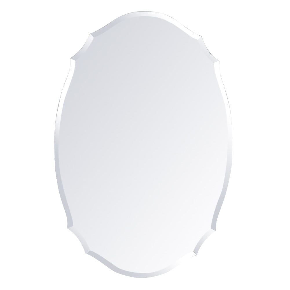 Wall Mounted Mirror with Beveled Edge for Bathroom Vanity Entryway Living Room Bathroom Mirrors Living and Home 