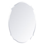 Wall Mounted Mirror with Beveled Edge for Bathroom Vanity Entryway Living Room Bathroom Mirrors Living and Home 