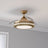 42inch Retractable Ceiling Fan Light Lamp W/Remote Control Ceiling Lights Living and Home 