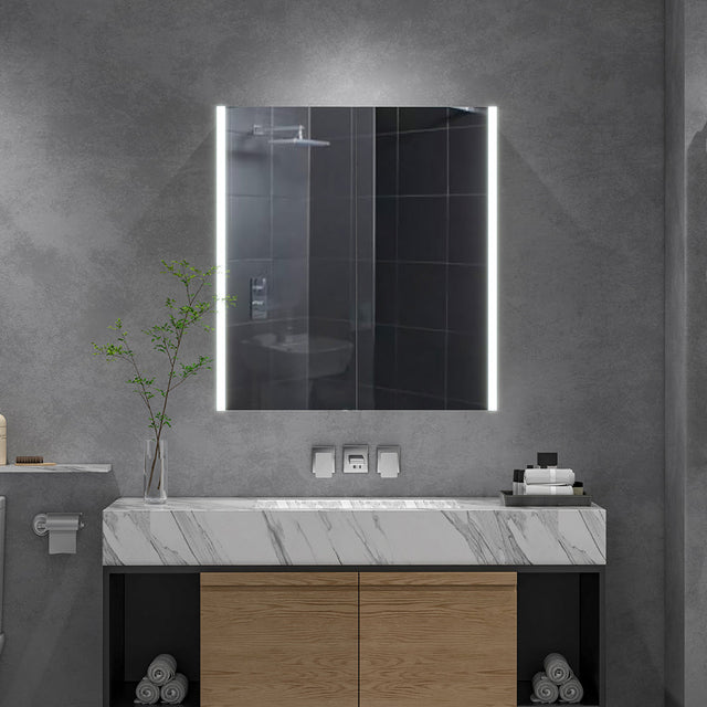 Bathroom Mirror Cabinet LED Mirror Cabinet with Smart Switch Bathroom Mirror Cabinets Living and Home 