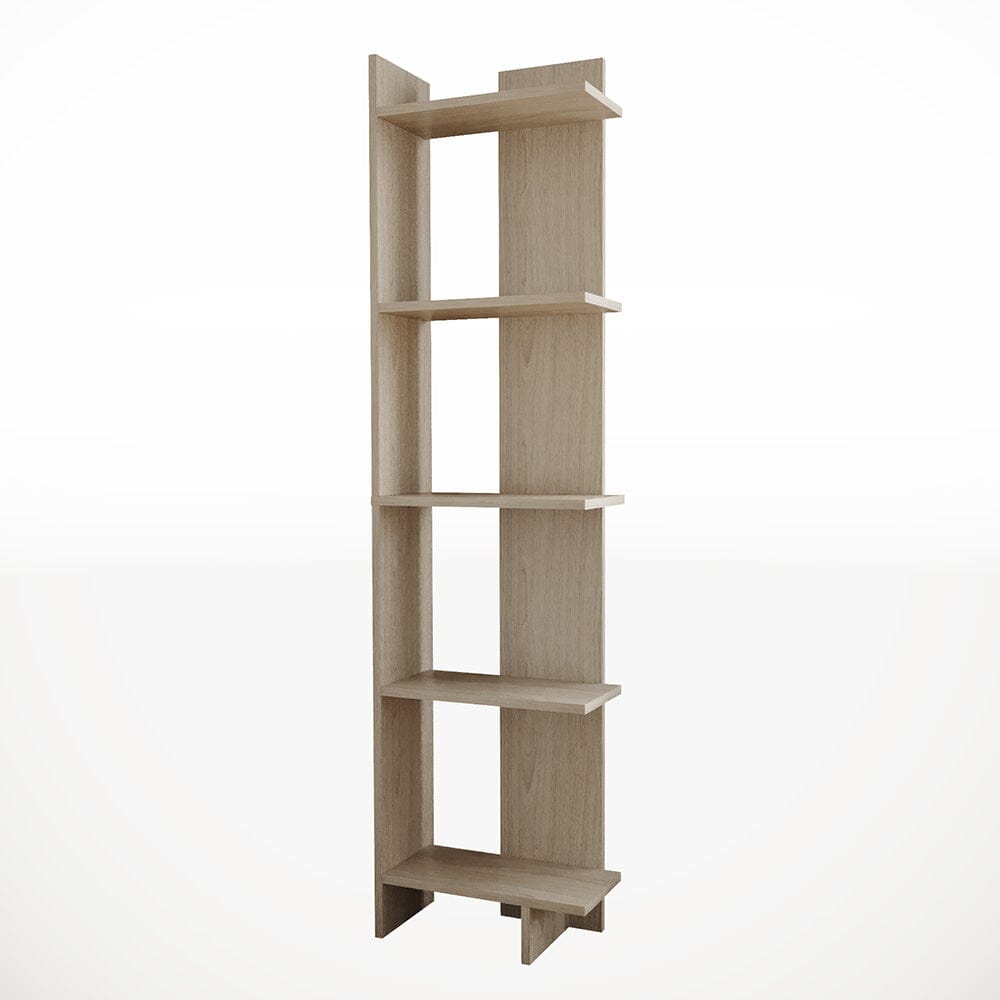 5 Tier Bookshelf Shelf Storage Shelving Unit Corner Rack Display Stand Shelves & Racks Living and Home 