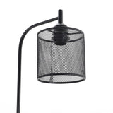 Industrial Metal Floor Light with Mesh Lampshade Floor Lamps Living and Home 