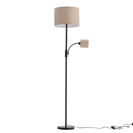 2-Light Floor Standing Lamp with Adjustable Head Floor Lamps Living and Home 