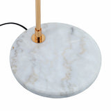 Modern Floor Lamp with Marble Base - Dimmable Floorlamp Living and Home 