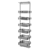 6-Tier Metal Kitchen Cabinet Basket Shelf Tall Pull-out Basket Shelves Kitchen Shelves Living and Home 