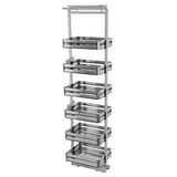 6-Tier Metal Kitchen Cabinet Basket Shelf Tall Pull-out Basket Shelves Kitchen Shelves Living and Home 