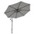 3M Light Grey Sun Parasol Hanging Banana Umbrella Parasols Living and Home 